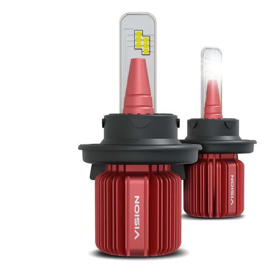 VISION H13 High/Low CSP LED Conversion Kit 6500K White 8000/5000 Lumens 50/30 Watts.