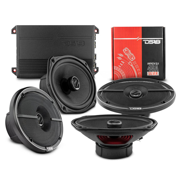 DS18 2012-2017 Toyota CAMRY  Front and Back Doors Speakers Better Upgrade/Replacement Package 1600 Watts.