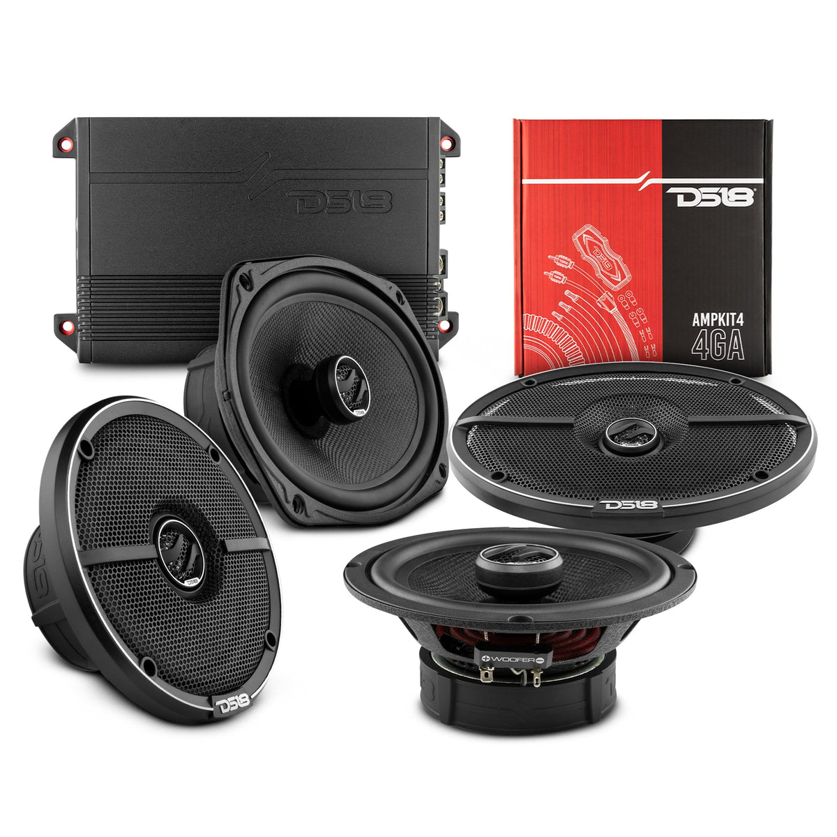 2016-2021 Chevy Silverado 1500 LD Front and Back Doors Speakers Good Upgrade/Replacement Package 1600 Watts.