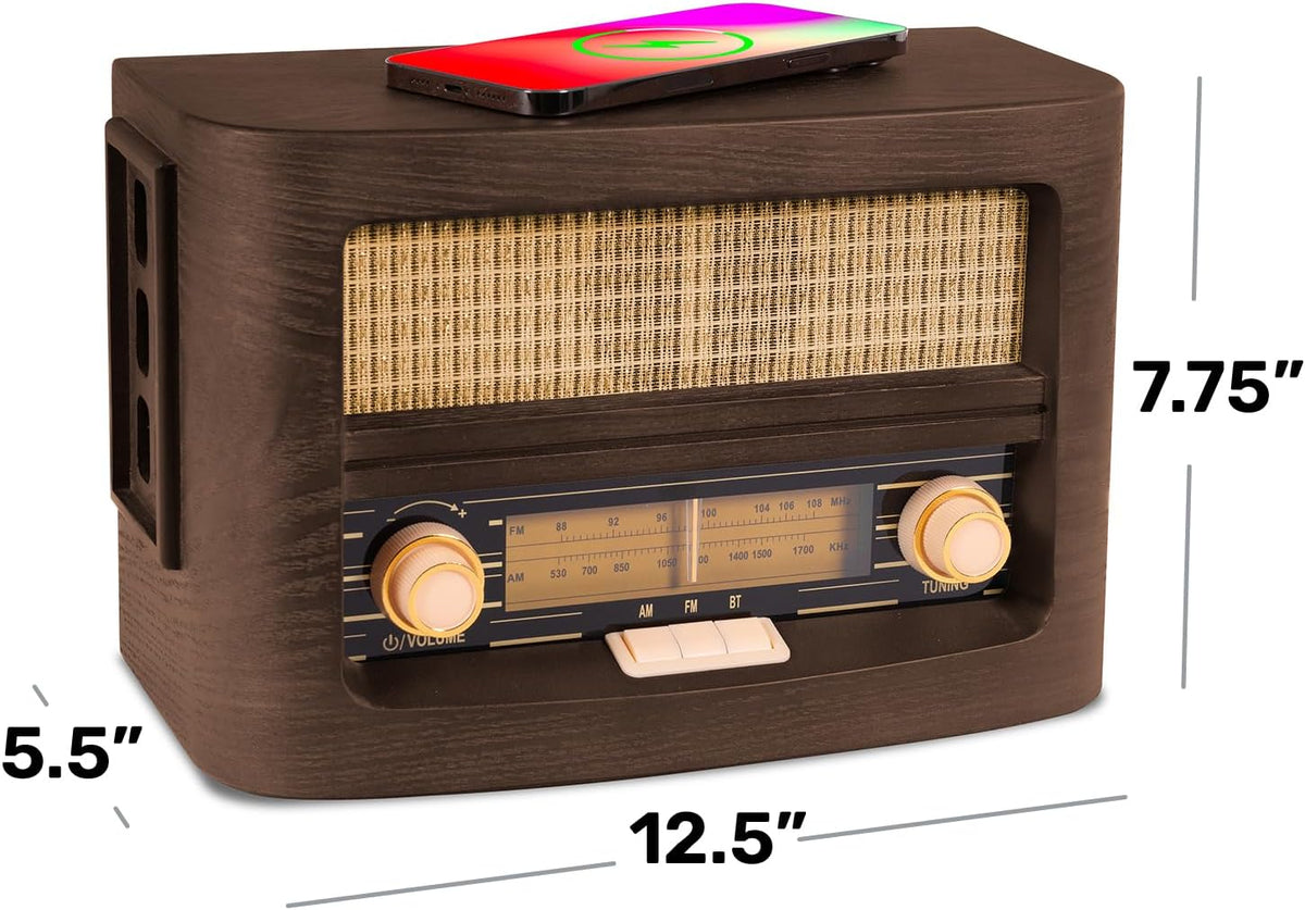 Fuse Vint Vintage Retro Radio - product image 3 - Audio Sellerz