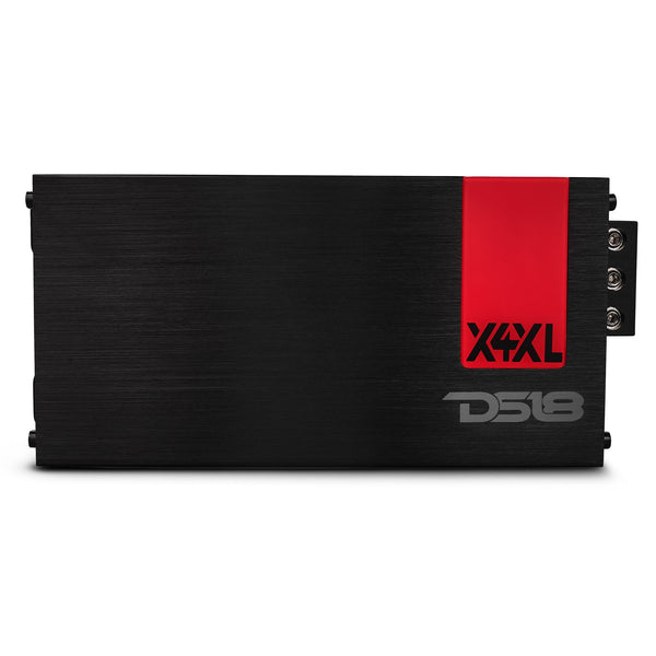 X 4-Channel Ultra Compact Class D Amplifier 4 x 120 Watts Rms @ 4-ohm.