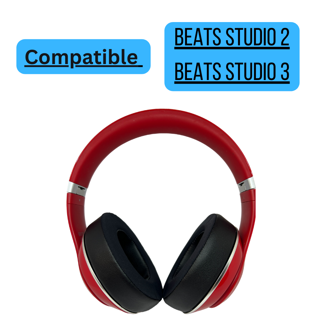 CS Cooling Gel Ear Pad Cushions for Beats Studio 2 | 3 Headphones Black - product image 3 - Audio Sellerz