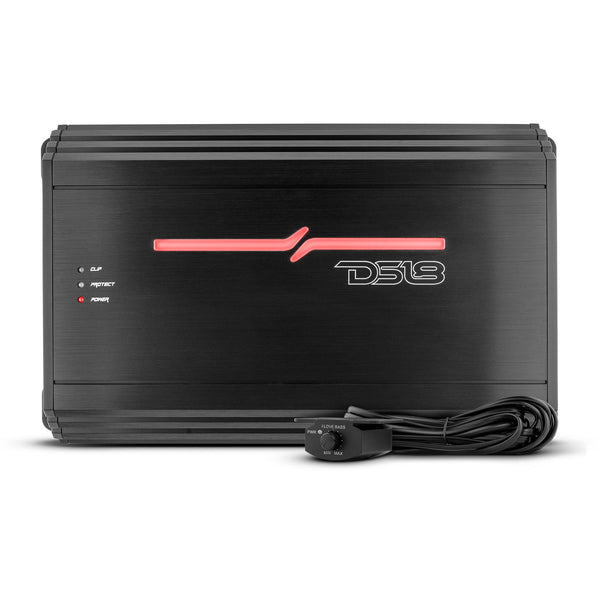 ZR 1-Channel Class D Amplifier 1000 Watts RMS-1 Ohm.