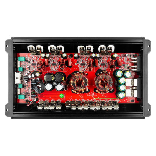 ZR 4-Channel Class D Amplifier 4 x 400 Watts Rms @ 4-ohm.
