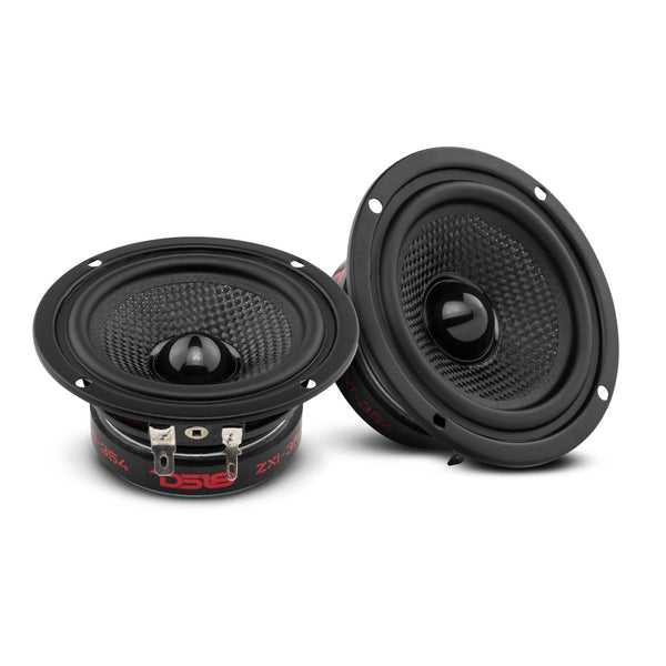 ZXI 3.5" Full-Range Speakers with Kevlar Cone | 40 Watts RMS 4-Ohm.