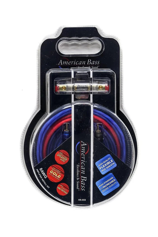 American Bass 8 Gauge Amp Kit (CCA) - Audio Sellerz