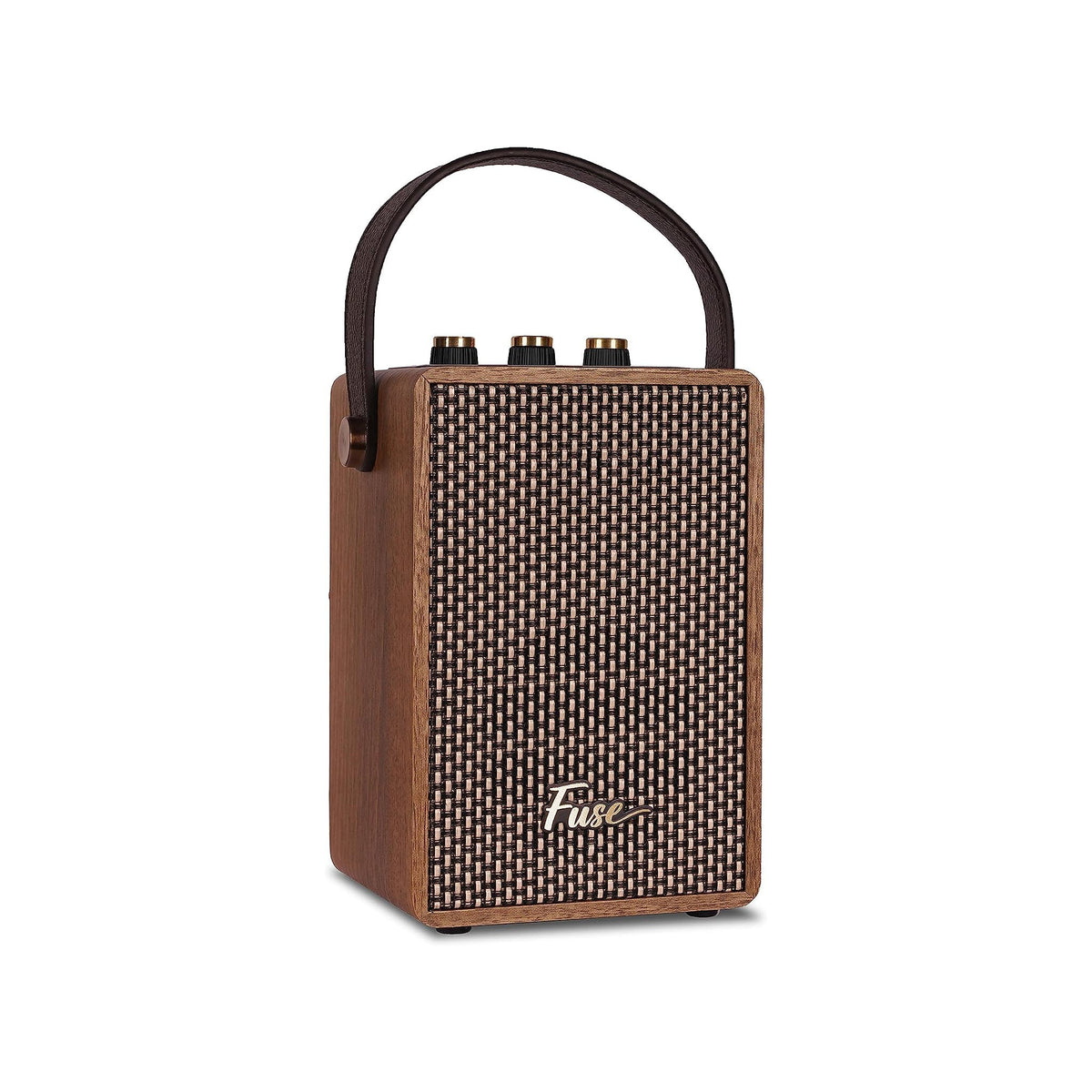 Fuse Andle Vintage Retro Portable Bluetooth Speaker - Brown - product image 1 - Audio Sellerz