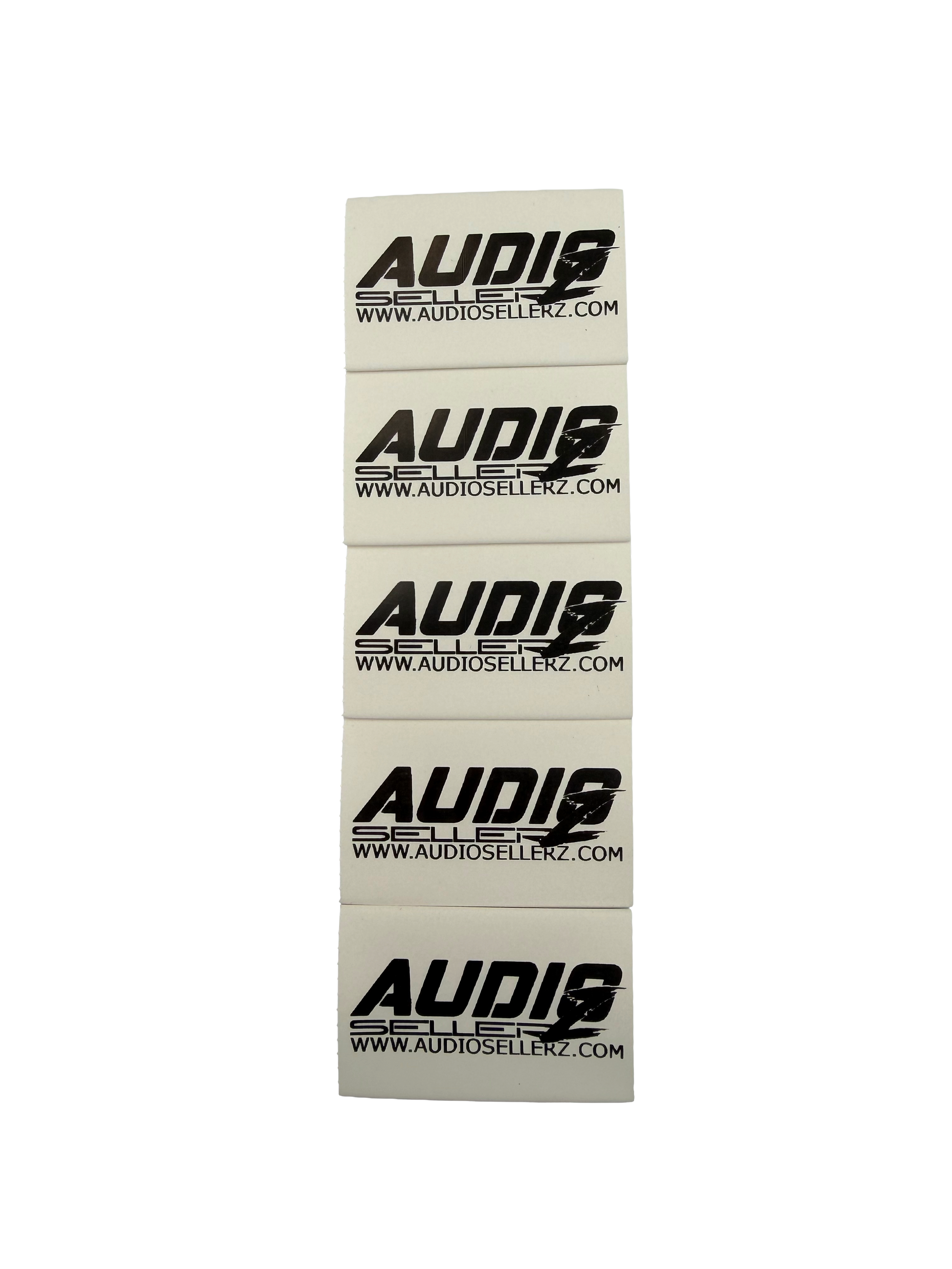Audio Sellerz 1/0 Gauge Heat Shrink – White with Logo (Sold Individually) - Audio Sellerz