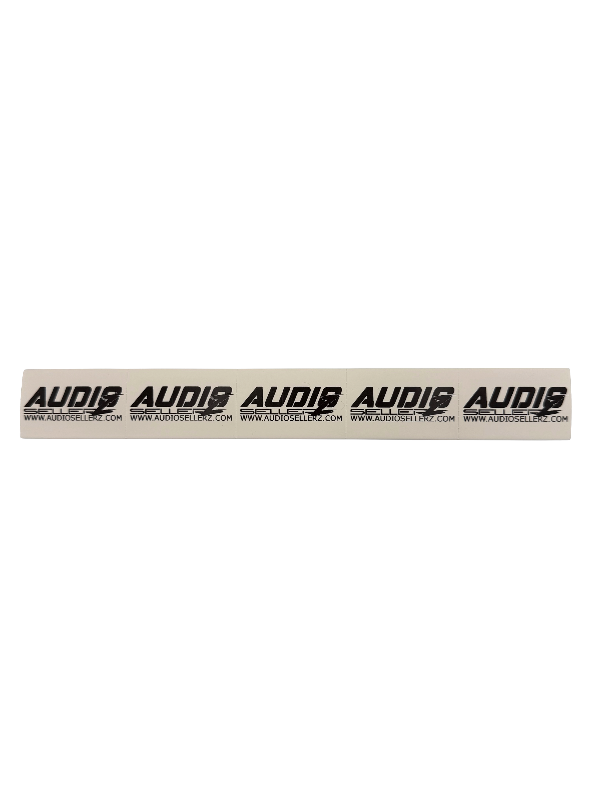 Audio Sellerz 1/0 Gauge Heat Shrink – White with Logo (Sold Individually) - Audio Sellerz