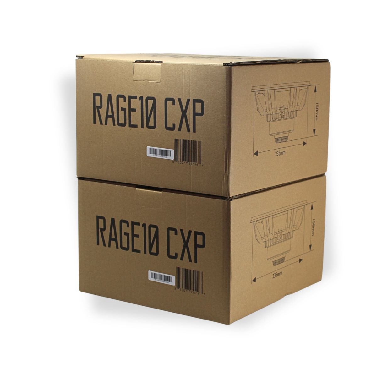 B2 Audio RAGE CXP 10" Hybrid Coaxial Speakers 4-Ohm 300 Watt RMS Pair.
