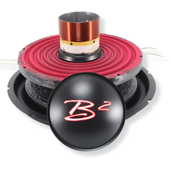 B2 Audio Re-cone Kit Drop-In Riot 12" 4-Ohm 3" Coil Carbon Fiber.