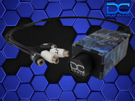 DC Audio RCA IN/OUT Bass Knob.