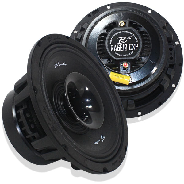 B2 Audio RAGE CXP 10" Hybrid Coaxial Speakers 4-Ohm 300 Watt RMS Pair.