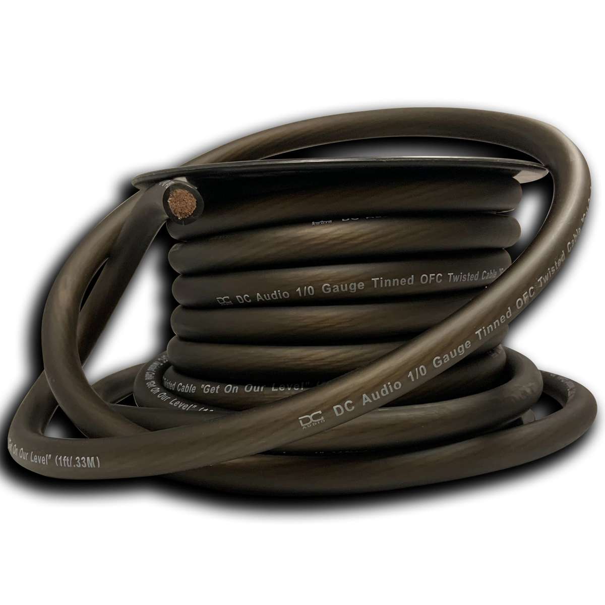 DC Audio 1/0 Tinned OFC  Power / Ground Cable