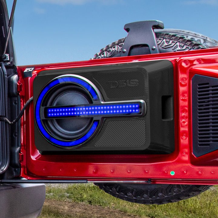 Bronco 6th Gen Tailgate Enclosure RGB LED Lights, 12" Subwoofer & Monoblock Amplifier.
