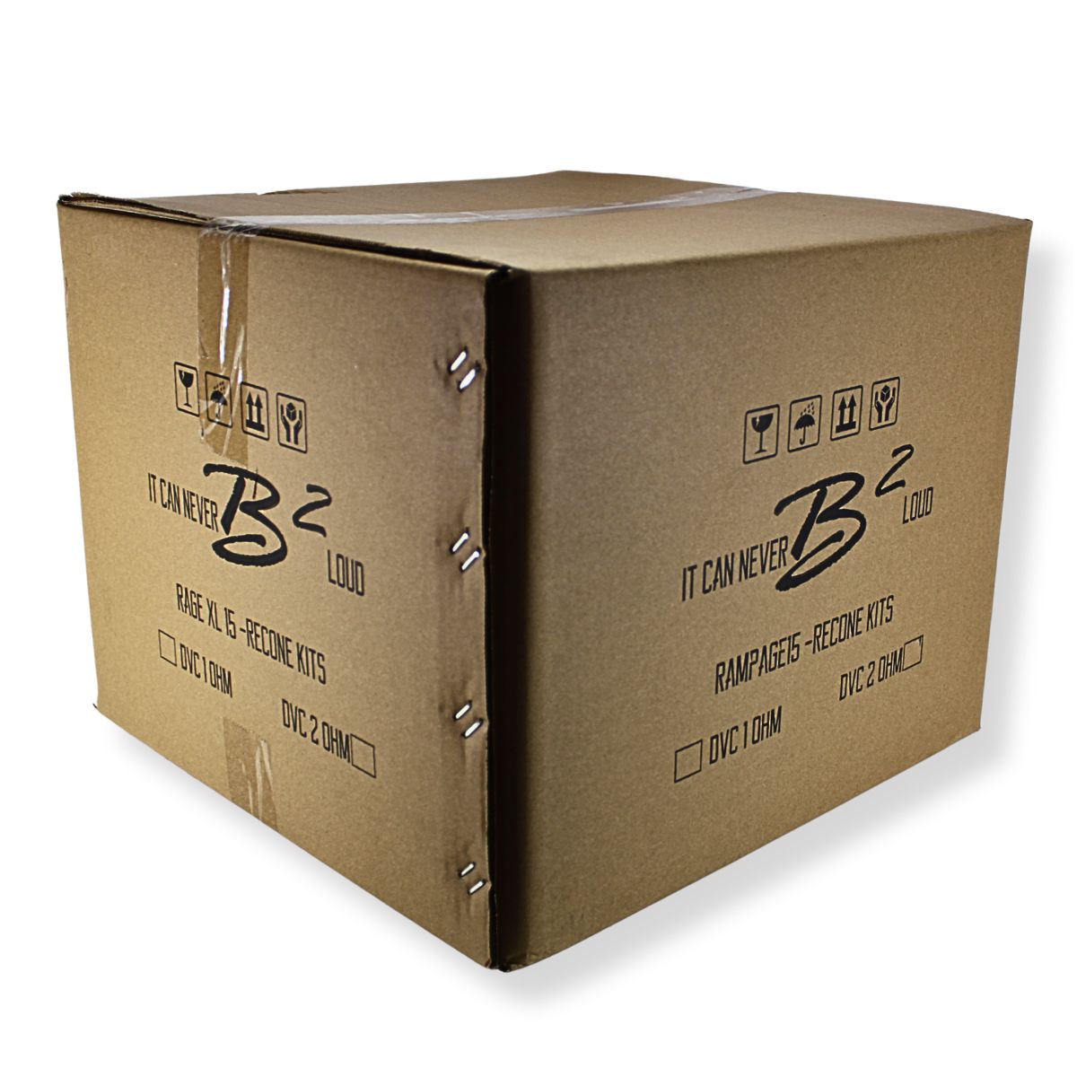 B2 Audio 15" Subwoofer Recone Kit RAMPAGE15-D2-RC Dual 2 Ohm.
