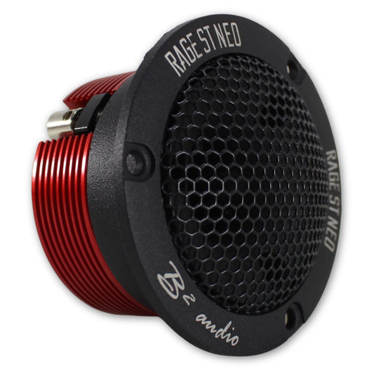 B2 Audio RAGE Series Pair of 1" 4-Ohm 100 Watt RMS Neodymium Tweeters, OD 2.95" RAGE ST NEO