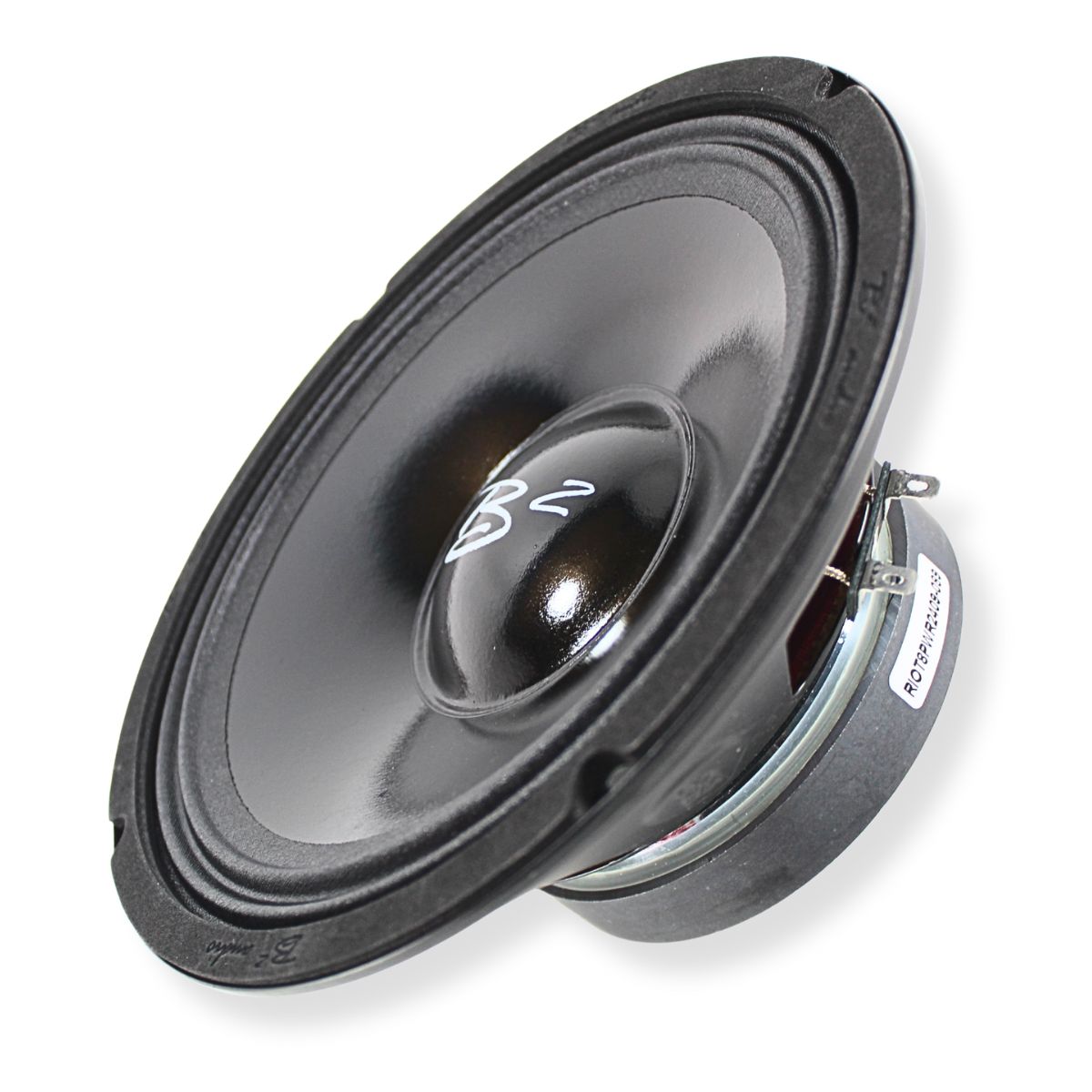 B2 Audio RIOT Series 8" 4-Ohm 150W RMS Mid-Range Speakers UV/Water Resistant Cone, Sold in Pairs RIOT8PWR