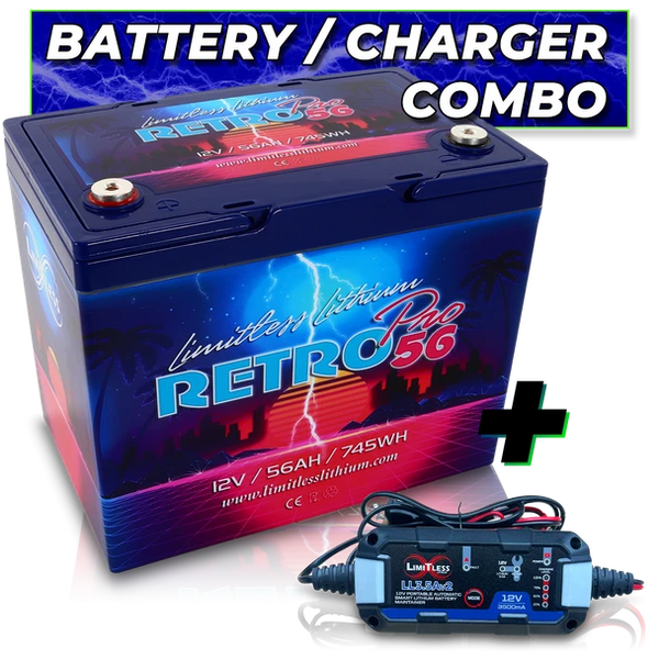 Limitless Lithium Retro Pro 56 With 3.5A Battery Maintainer