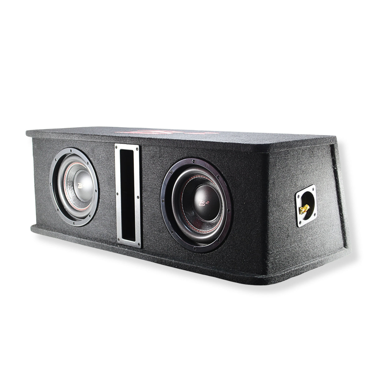 B2 Audio Dual 8" 800W Peak Dual 2 Ohm Vented Loaded Subwoofer Enclosure DVPE28