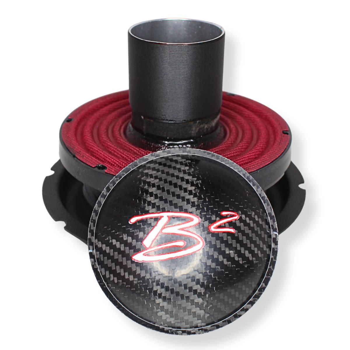 B2 Audio 6.5" Carbon Fiber Drop In Recone Kit RAMPAGE6.5-D1-RC Dual 1 Ohm.