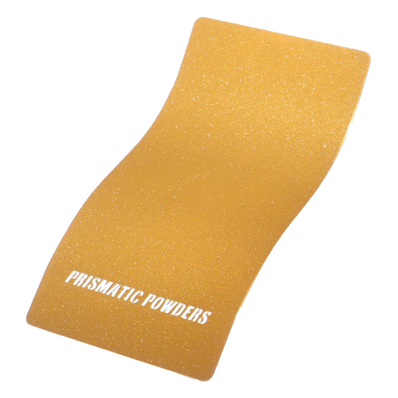 Super Durable Golden Amber PMS-10781 Prismatic Powders powder coat color swatch