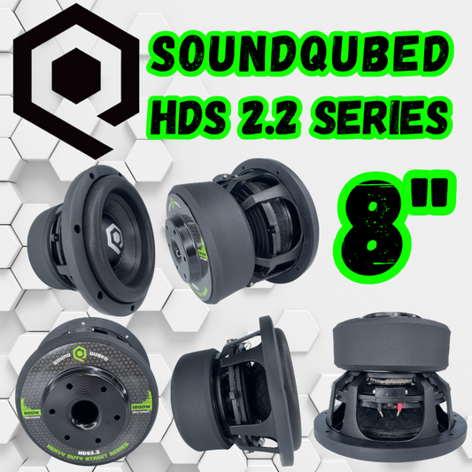 SoundQubed HDS2.208 8" Subwoofer 600W RMS D2 or D4 - Audio Sellerz