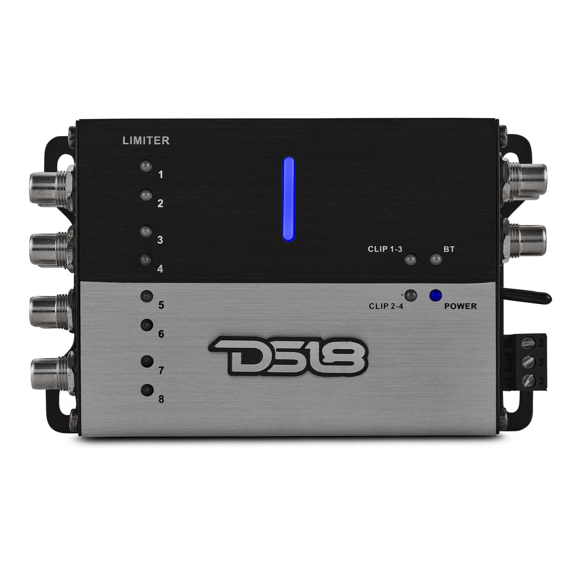 4-Input / 8-Output Digital Sound Processor with Bluetooth and App Control.