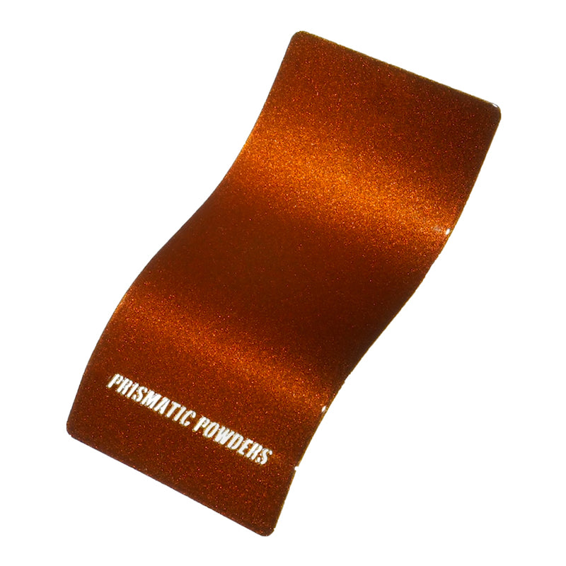 ILLUSION ROOTBEER PMB-6924 Top coat PPS-2974 Clear Vision Prismatic Powders powder coat color swatch