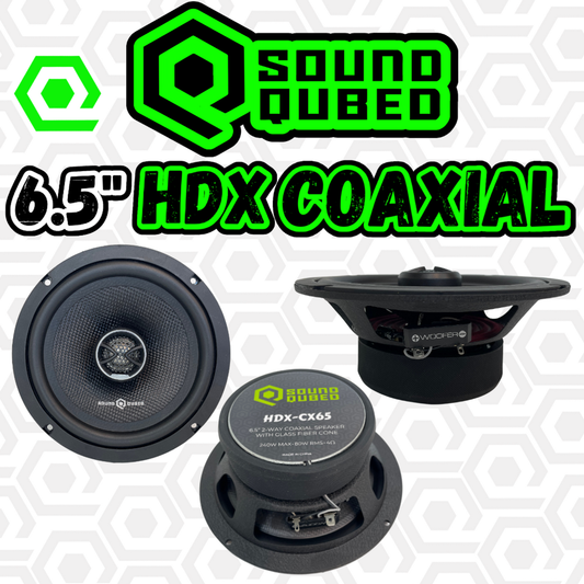 Soundqubed HDX Series 6.5" Coaxial 2-way Speakers - Audio Sellerz