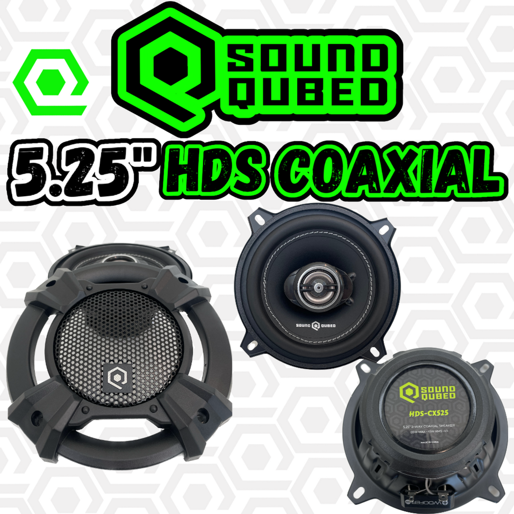 Soundqubed HDS Series 5.25" Coaxial 2-way Speakers - Audio Sellerz