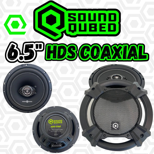 Soundqubed HDS Series 6.5″ Coaxial 2-way Speakers (Pair) - Audio Sellerz