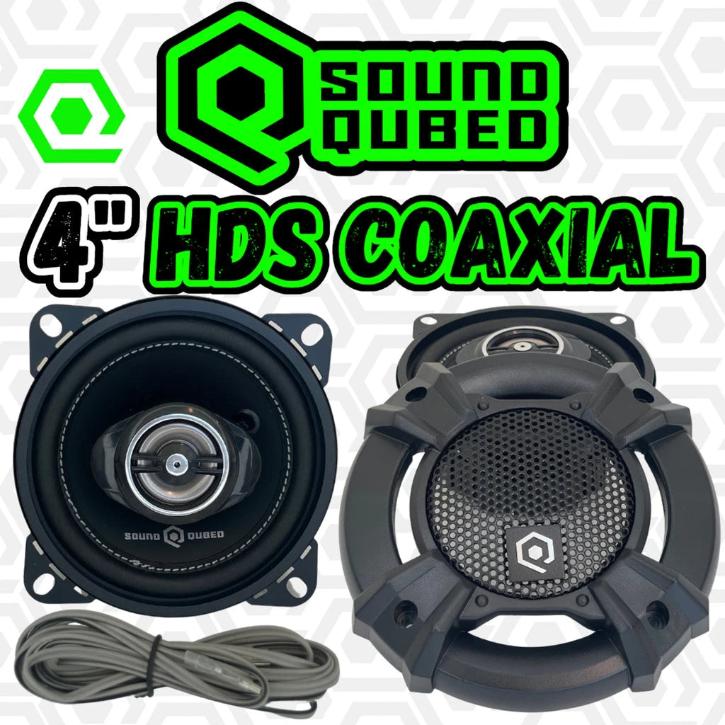 Soundqubed HDS Series 4" Coaxial 2-way Speakers - Audio Sellerz