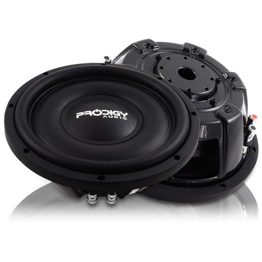 Prodigy Audio NB3-10D4 10" 600 Watt RMS Dual 4 Ohm Shallow Mount Subwoofer - Audio Sellerz