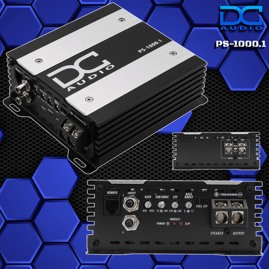 PS1000x1 - Mini Full Range Mono Block Amplifier.