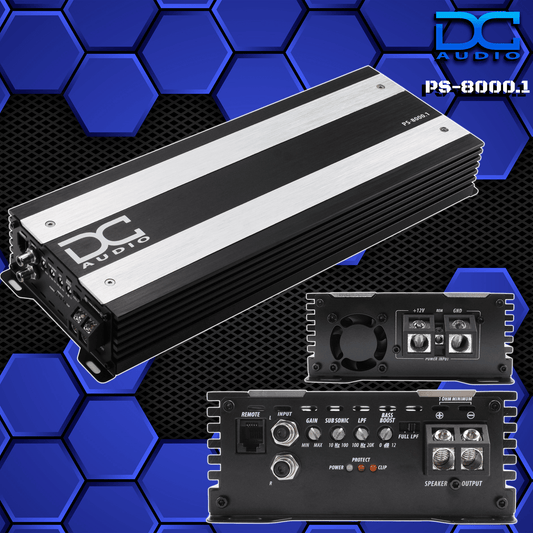 PS8000x1 - Mini Full Range Mono Block Amplifier.