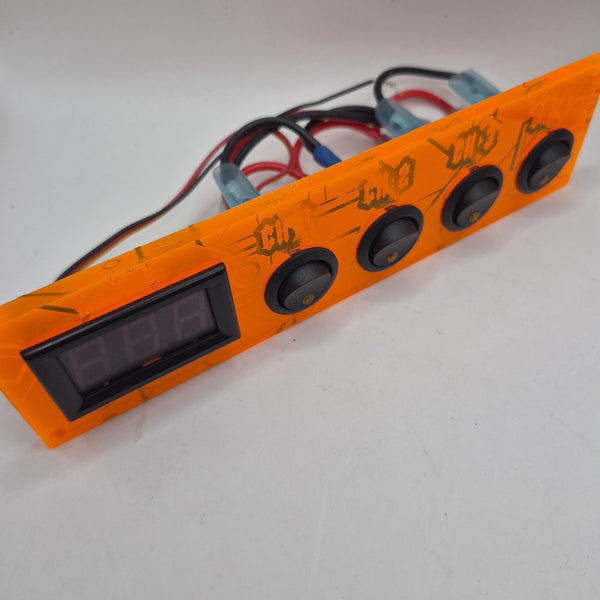 Switch Panel with Voltmeter - Audio Sellerz