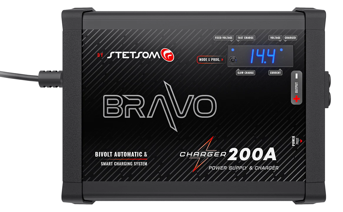 Stetsom BRAVO Charger 200A Power Supply Smart Charging - Audio Sellerz