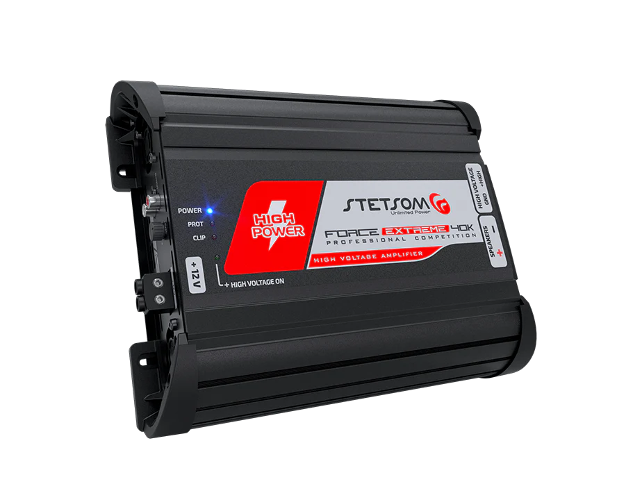 Stetsom FORCE EXTREME High Voltage Mono Car Audio Amplifier – 40,000 Watts RMS