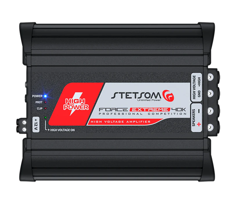 Stetsom FORCE EXTREME High Voltage Mono Car Audio Amplifier – 40,000 Watts RMS