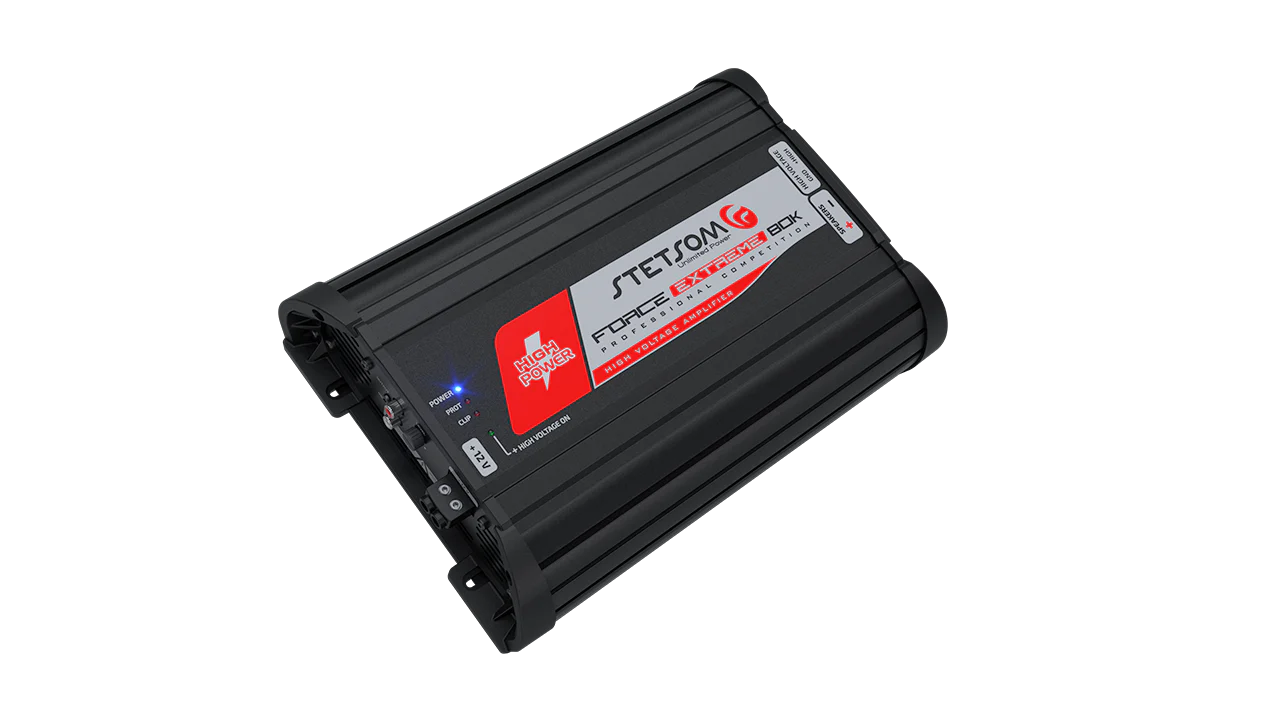 Stetsom FORCE EXTREME High Voltage Mono Car Audio Amplifier – 80,000 Watts RMS