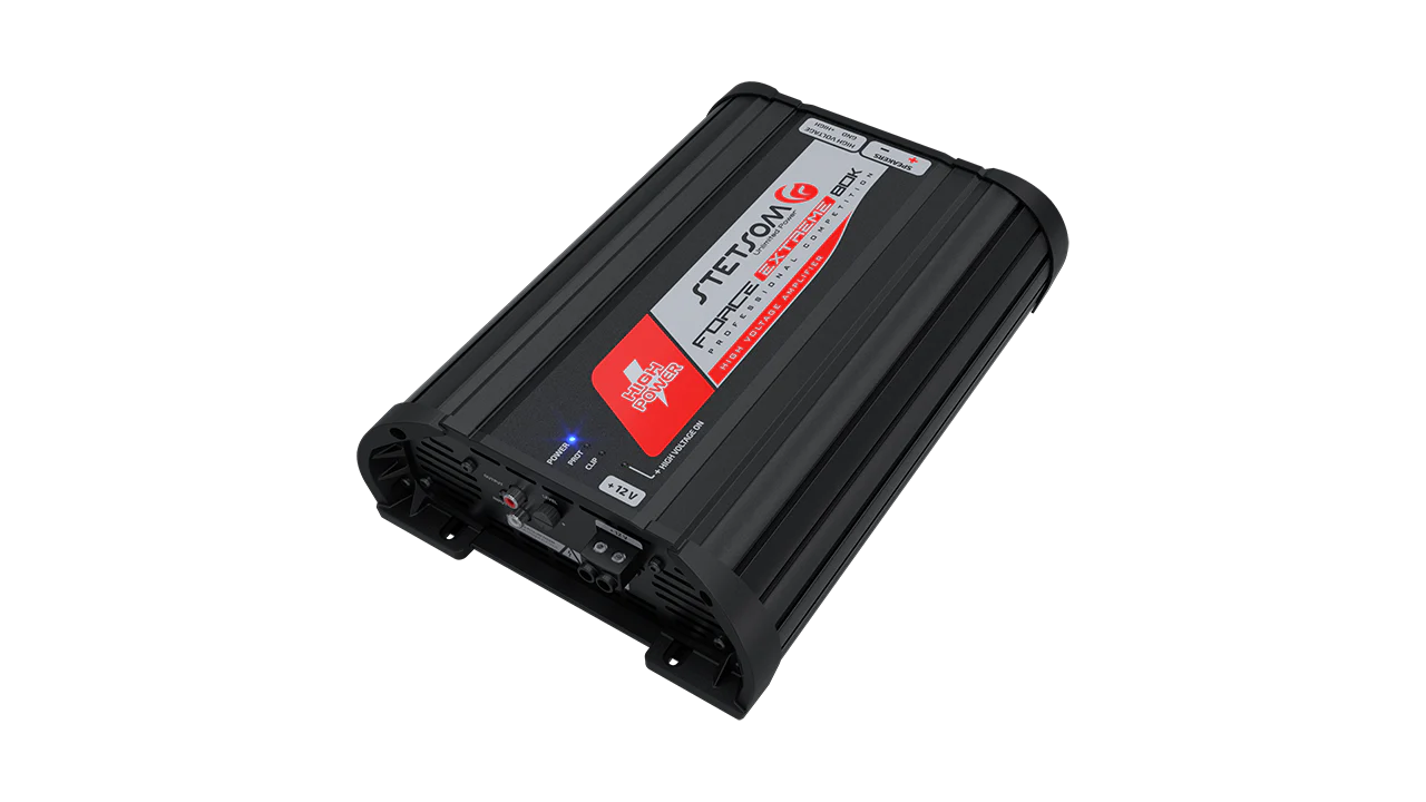 Stetsom FORCE EXTREME High Voltage Mono Car Audio Amplifier – 80,000 Watts RMS