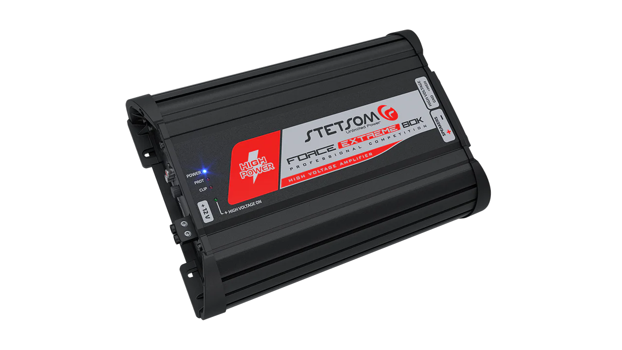 Stetsom FORCE EXTREME High Voltage Mono Car Audio Amplifier – 80,000 Watts RMS