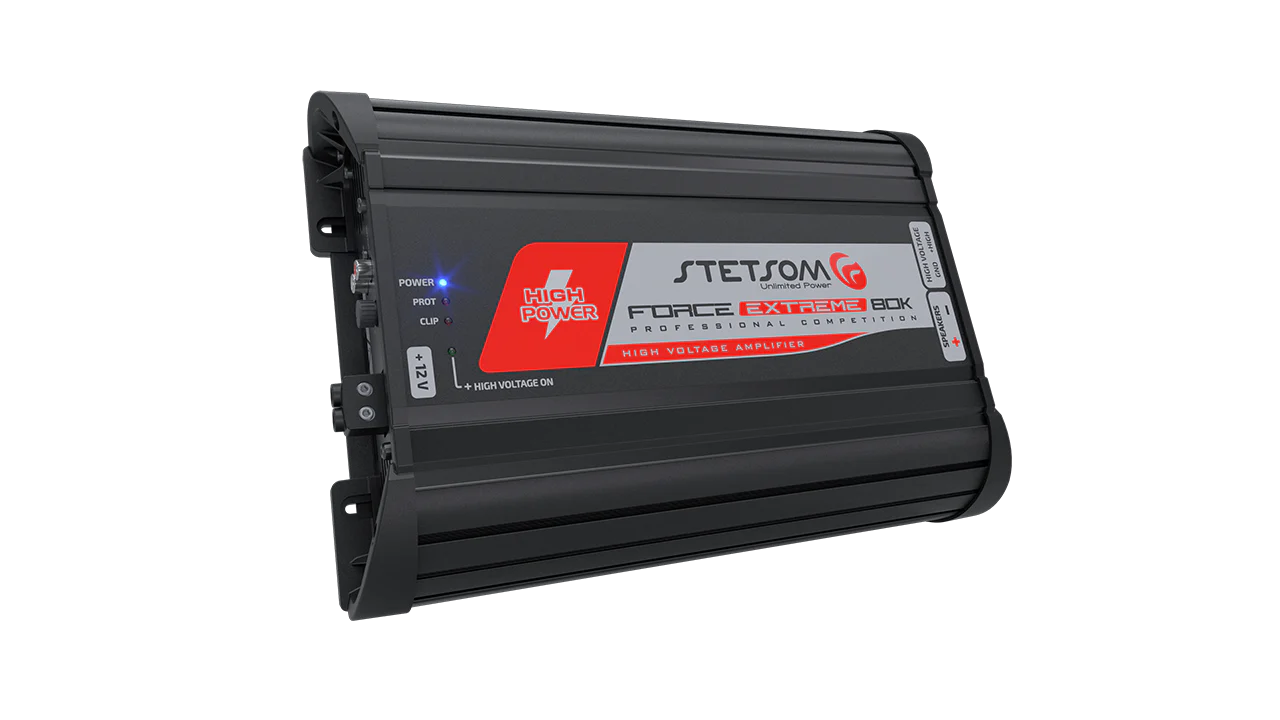 Stetsom FORCE EXTREME High Voltage Mono Car Audio Amplifier – 80,000 Watts RMS