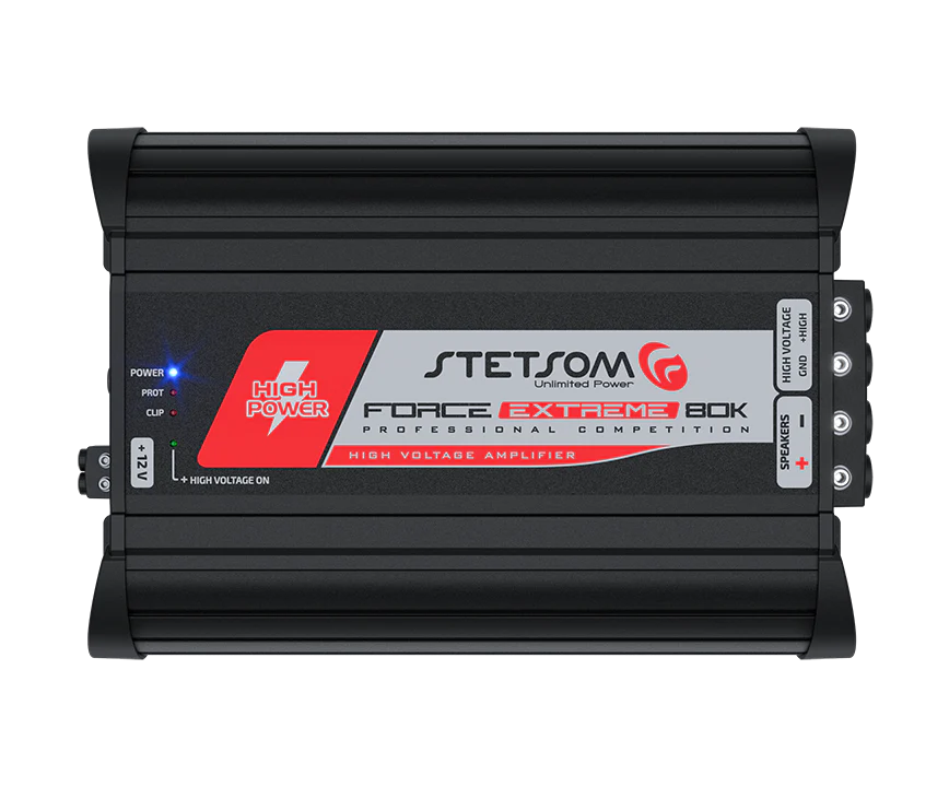 Stetsom FORCE EXTREME High Voltage Mono Car Audio Amplifier – 80,000 Watts RMS
