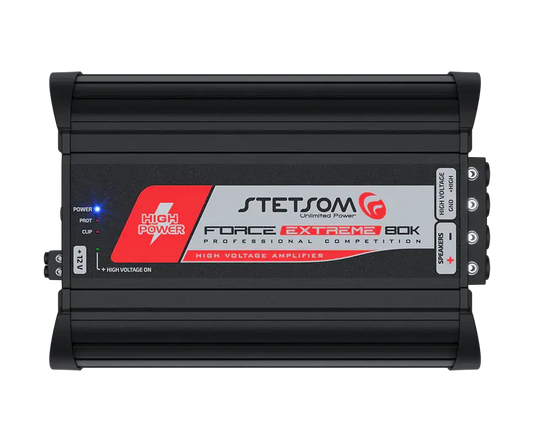 Stetsom FORCE EXTREME High Voltage Mono Car Audio Amplifier – 80,000 Watts RMS - Audio Sellerz