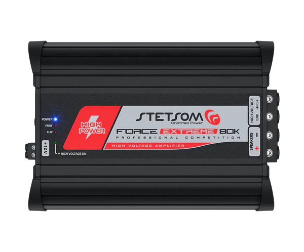 Stetsom FORCE EXTREME High Voltage Mono Car Audio Amplifier – 80,000 Watts RMS - Audio Sellerz