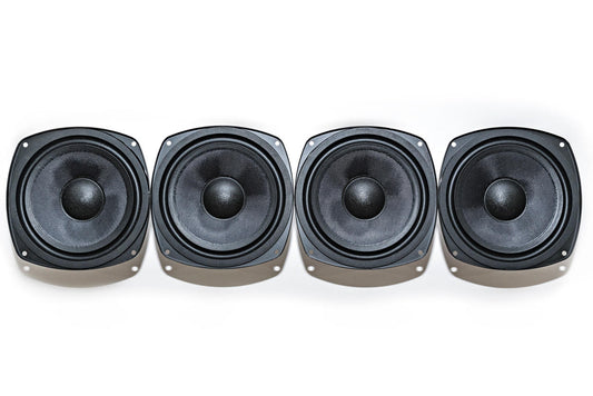 Bavsound Rear Deck Subwoofer Replacement Kit (4 Speakers) BMW E38 7 Series 1995-2001.