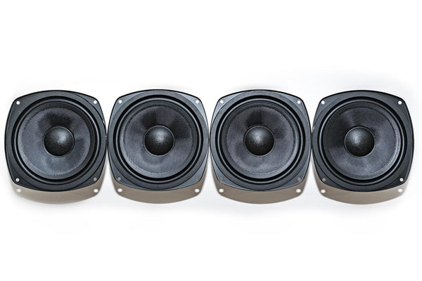 Bavsound Rear Deck Subwoofer Replacement Kit (4 Speakers) BMW E38 7 Series 1995-2001.