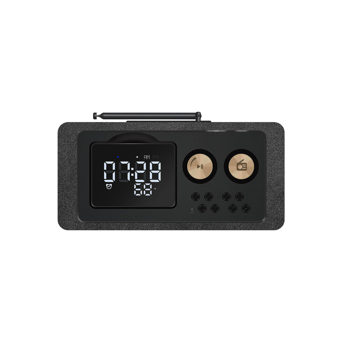 Fuse Zide Vintage Retro Radio with Alarm Clock - product image 4 - Audio Sellerz